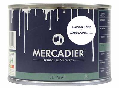 Peinture Mercadier - Le Mat - Maison Levy - Amande - 500 ml