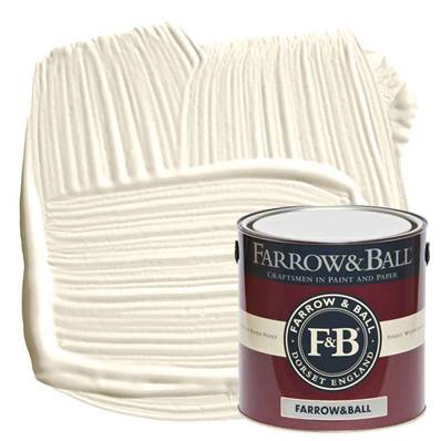 Farrow & Ball - Estate Emulsion - Peinture Mate - 2002 White Tie - 2,5 Litres