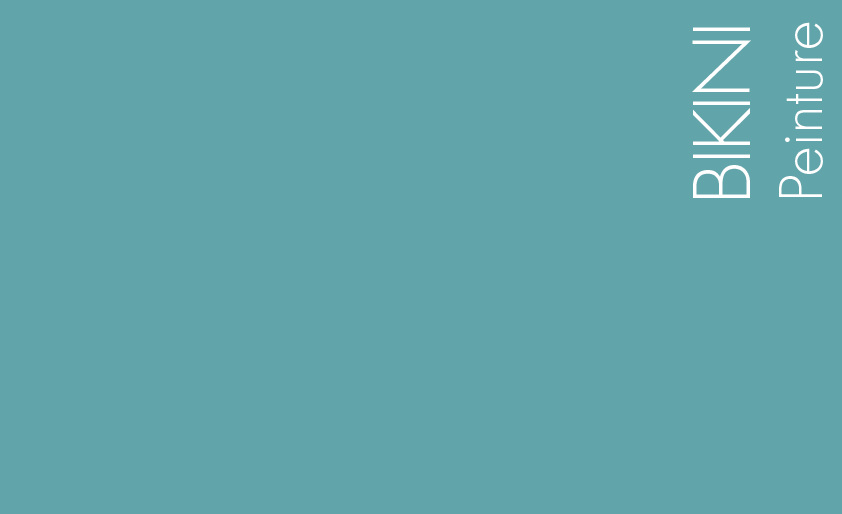 Couleur Peinture Bikini : Bleu turquoise tonique et éclatant