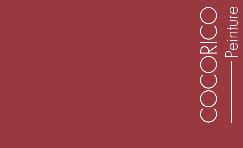 Couleur Peinture Cocorico : Rouge chaud à peine nuancé d'orangé