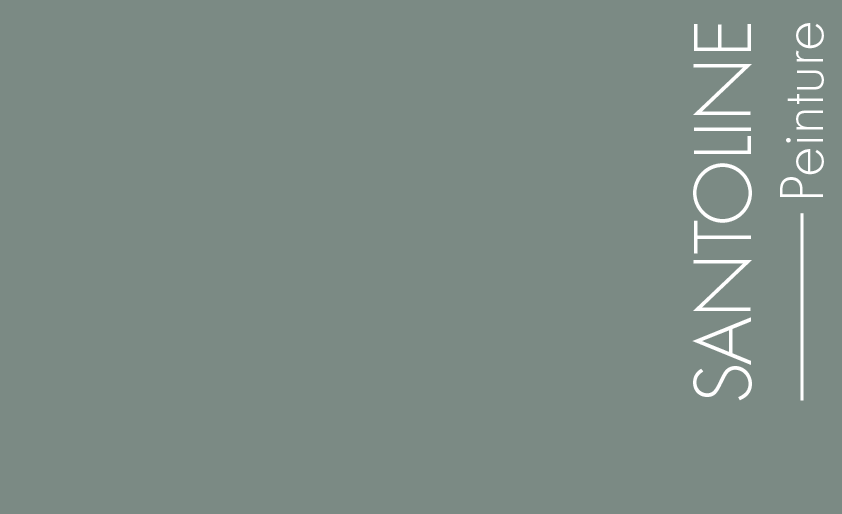 Couleur Peinture  Santoline : Vert grisé foncé