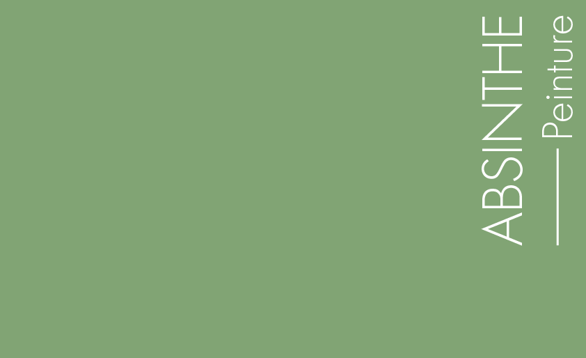 Couleur Absinthe : Vert mentholé lumineux Couleur Absinthe : Vert mentholé lumineux