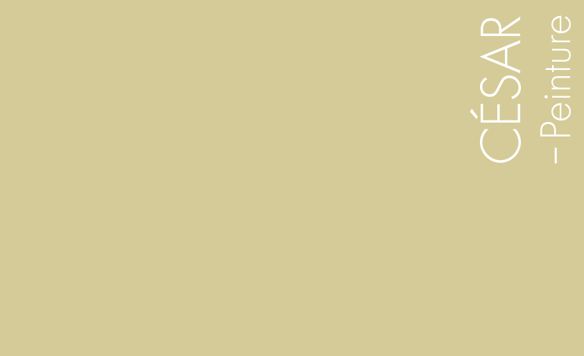Couleur Cesar : Jaune vert sableux et complexe Couleur Cesar : Jaune vert sableux et complexe