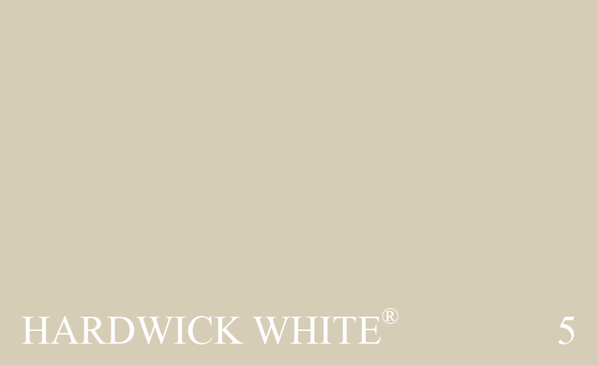 Couleur Peinture Farrow & Ball 05 Hardwick White : Couleur neutre. Le coloris utilisé pour rafraîchir l’ancien lait de chaux blanc à Hardwick Hall. Une couleur qu’il est difficile de qualifier de blanche, sauf sur de grandes surfaces ou en association avec des couleurs très foncées.