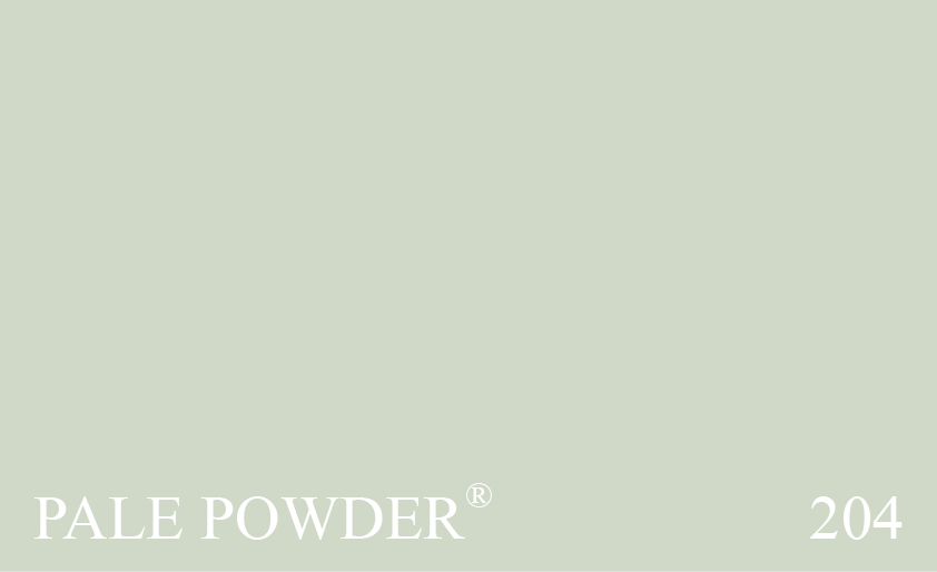 Couleur 204 Pale Powder : Une version pâle, moins colorée, du no. 236 Teresa's Green. Couleur 204 Pale Powder : Une version pâle, moins colorée, du no. 236 Teresa's Green.