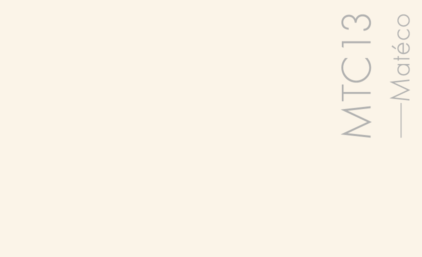 Couleur MTC13 : Blanc crémeux légèrement rosé Couleur MTC13 : Blanc crémeux légèrement rosé
