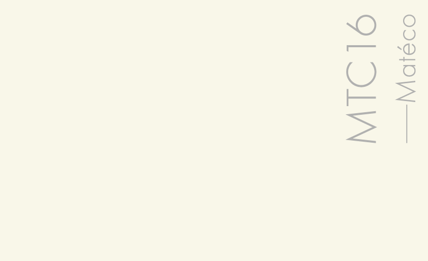 Couleur MTC16 : Blanc à peine grisé et lumineux Couleur MTC16 : Blanc à peine grisé et lumineux