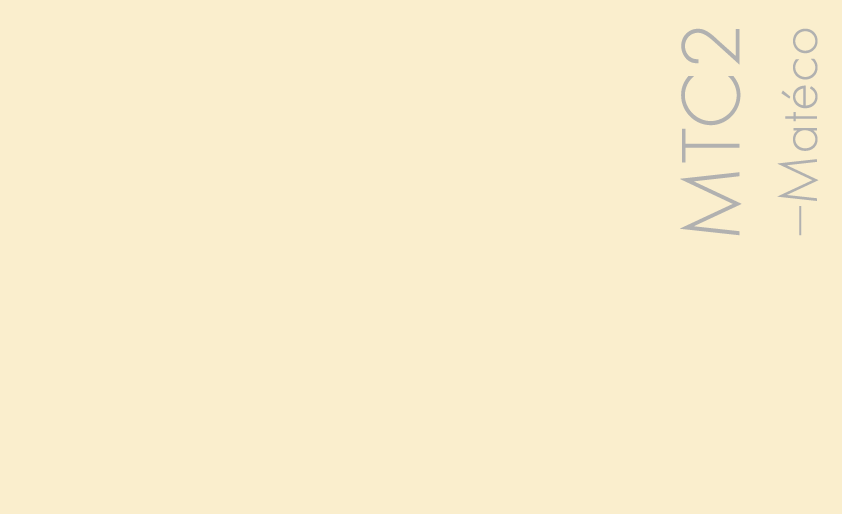 Couleur MTC2 : Blanc cassé légèrement Jaune Couleur MTC2 : Blanc cassé légèrement Jaune