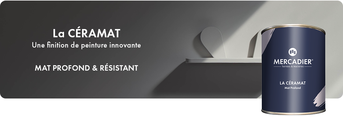 La Cramat, une finition de peinture innovante. Mat profond & rsistant.